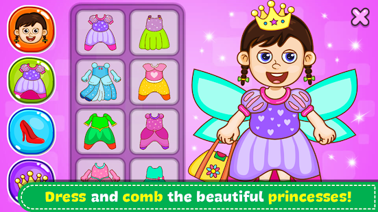 Princess Coloring Book & Games Screenshot