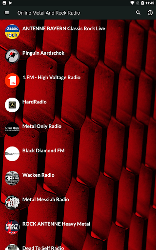Android application Online Metal And Rock Radio screenshort