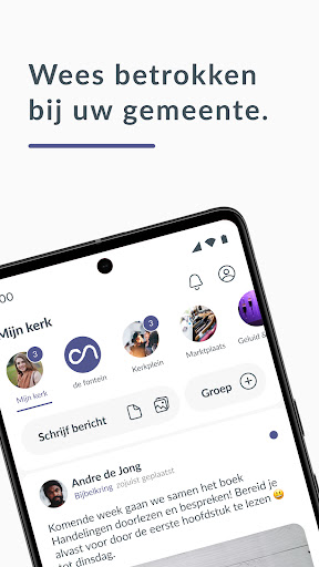 Android application de fontein Vlaardingen screenshort