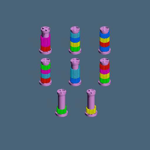 RopeCircle PlinkySortPuzz Game