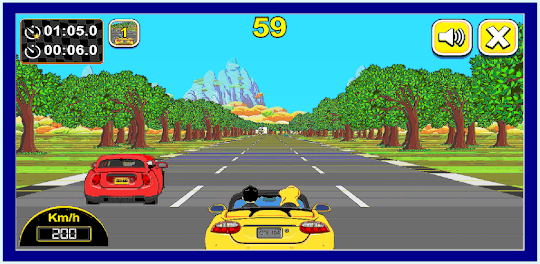 🕹️ Play Car Rush Game: Free Online HTML Car Racing Video Game