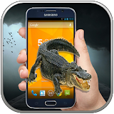 Crocodile in Phone Scary Joke icon