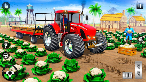 Real Farming Tractor Game 3D