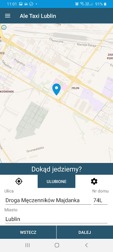 Ale Taxi Lublin Screen 3