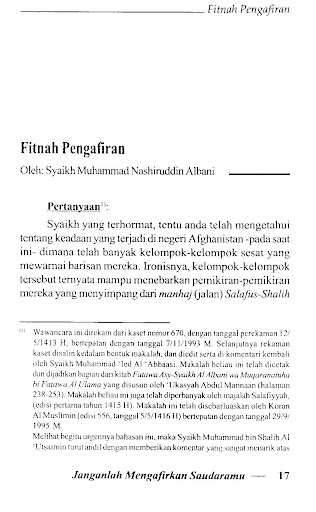 Janganlah Mengafirkan Saudara Screen 3