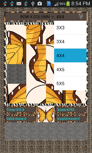 Android application Beautiful Puzzle screenshort