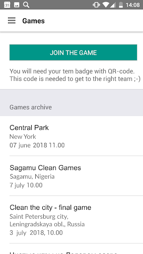 Clean Games Screen 2