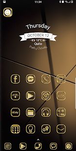 Solid Gold - Icon Pack exclusi Captura de pantalla