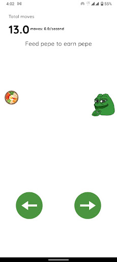 Pepe Coin Game Screen 2