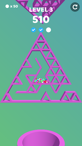 Roll Balls 3D:Rotate Maze Game Screen 3