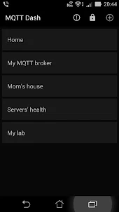 MQTT Dash (IoT, Smart Home)