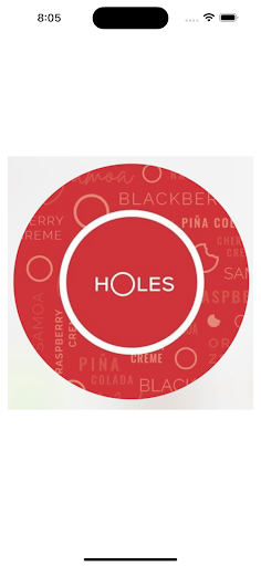 Android application HOles REAL Donuts screenshort