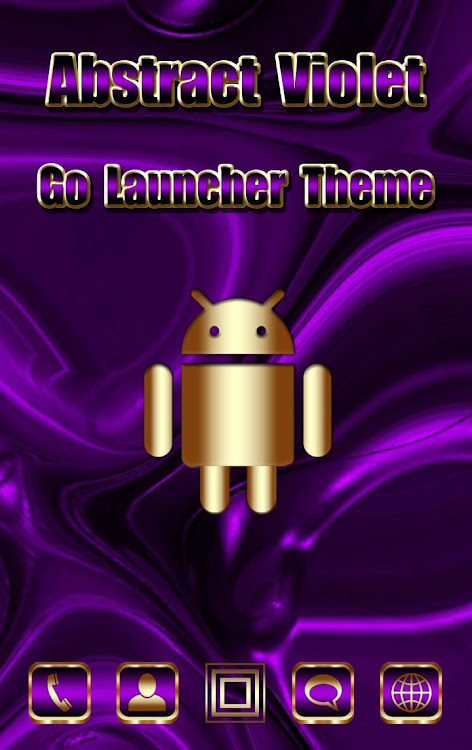 Abstract Violet Go Launcher th - v.4.3. - (Android)