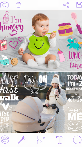 Android application Tootsie Baby Photo screenshort