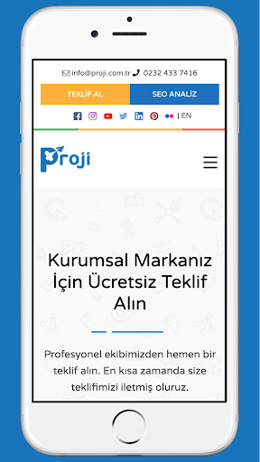 Proji Dijital Pazarlama Ajansı Screen 2