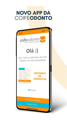 Android application Coife Odonto screenshort