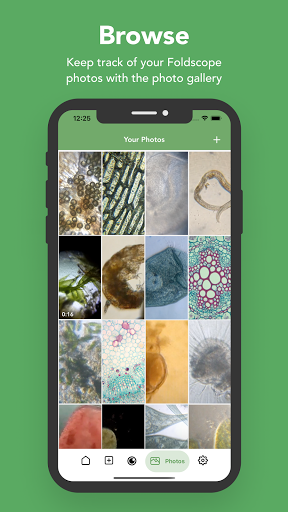 Android application Foldscope screenshort