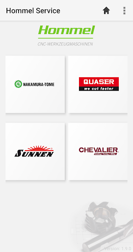 Android application Hommel Service screenshort