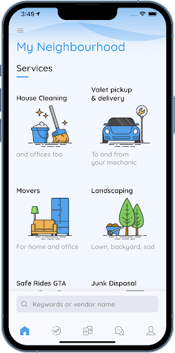 Android application Gipl.io Platform screenshort