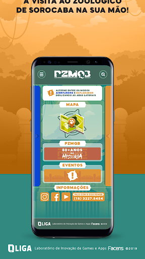 Android application Zoo Sorocaba screenshort