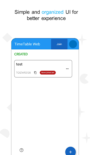 Android application TimeTable screenshort