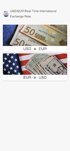 Android application USD to Euro screenshort