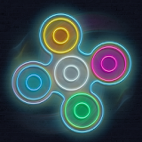 Fidget Spinner Glow Simulator icon