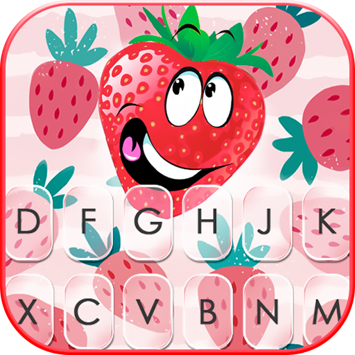 Funny Face Strawberry Keyboard logo