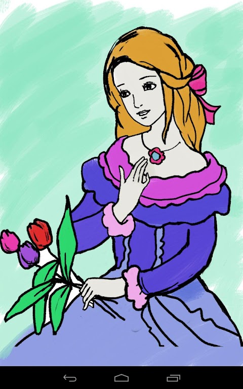 お姫様ぬりえ絵本 - お絵描きパッドとぬりえの2in1のおすすめ画像5