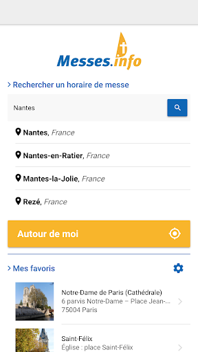 Android application MessesInfo screenshort