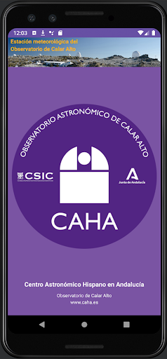 Android application MeteoCAHA screenshort
