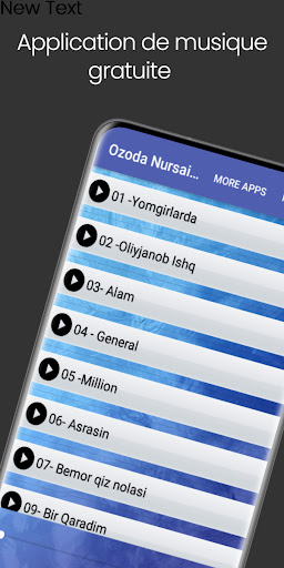 Android application Ozoda Nursaidova 2023 screenshort