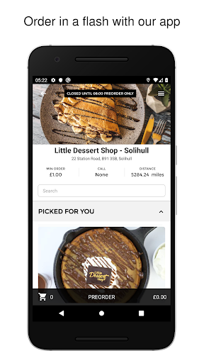 Android application Little Dessert Shop - Solihull screenshort
