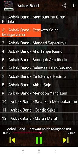 Lagu Asbak Band Offline