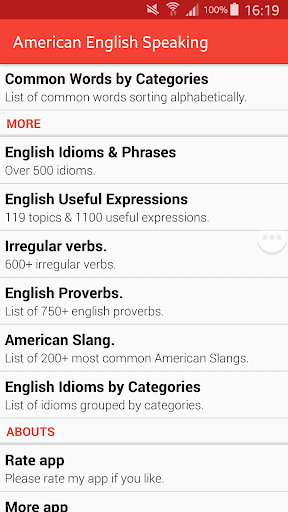 American English Speaking Screen 2