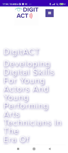 Android application DigitACT screenshort