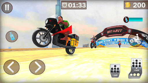 Superhero Bike Stunt Racing 3D Screen 2