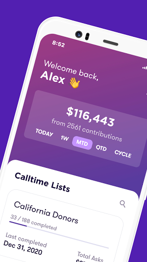 Numero CallTime Screen 2
