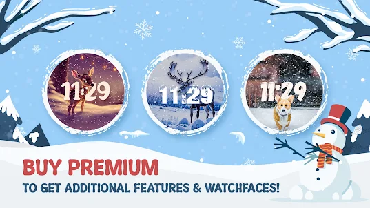 Animated Snowfall Watch faces