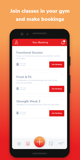 Android application RxGym screenshort