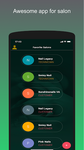 Android application Nails Cloud screenshort
