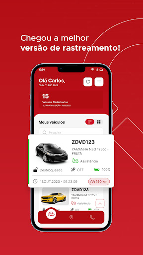 Android application Connect Tracker screenshort