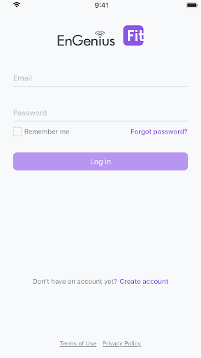 Android application EnGenius FitXpress screenshort