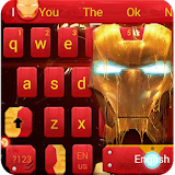 red technology keyboard Iron man keyboard icon