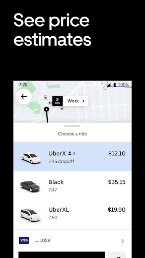 Uber - Request a ride screenshots apkspray 4