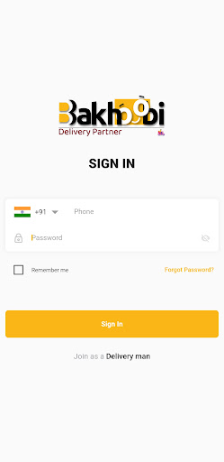 Bakhoobi Store Delivery Agent Screen 2