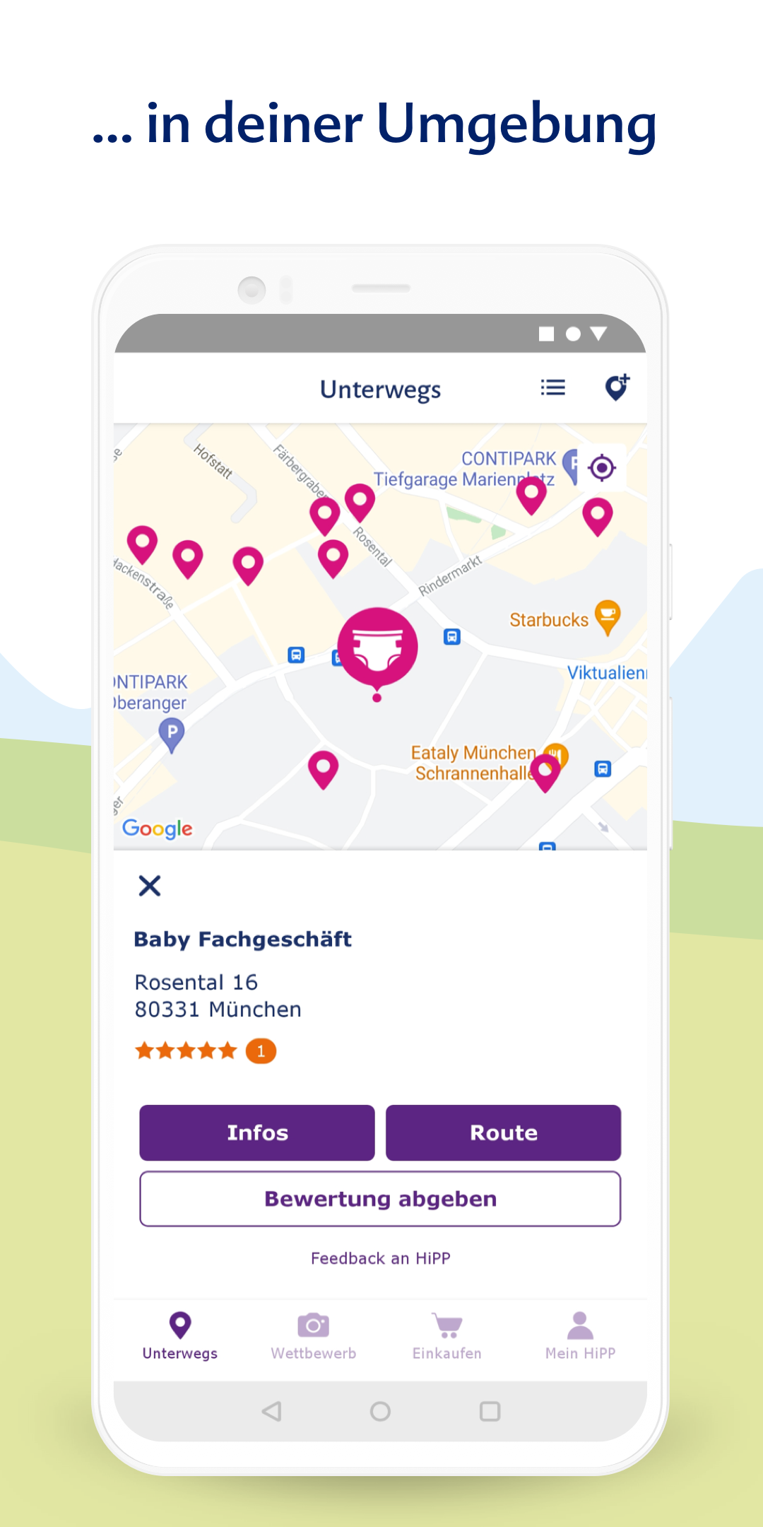 Android application HiPP Baby App screenshort