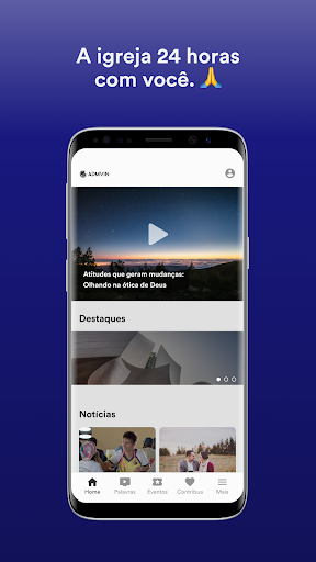 Android application ADMVIN - [Re]comece em Jesus screenshort