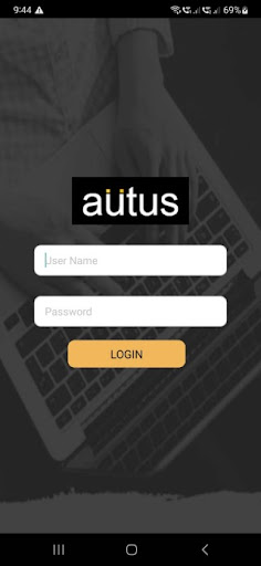 Android application Autus Sales Force screenshort