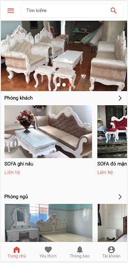 Android application Nội thất Phú Mộc screenshort